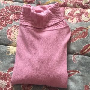 Pink Turtleneck Sweater
